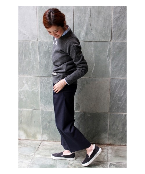 IENA（イエナ）の「IENA ボアポインテッドスリッポン（スニーカー・レディース・グレー/ブラウン C・36/37/38）」の22枚目の写真