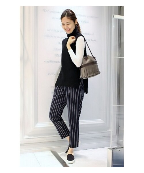 IENA（イエナ）の「IENA ボアポインテッドスリッポン（スニーカー・レディース・グレー/ブラウン C・36/37/38）」の18枚目の写真