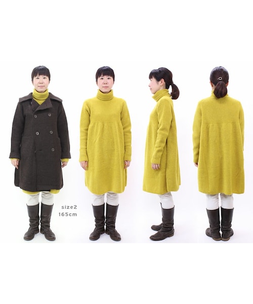 45R フォーティファイブアール ニットワンピース 45R（フォーティファイブアール）の「ふわふわループニットワンピース