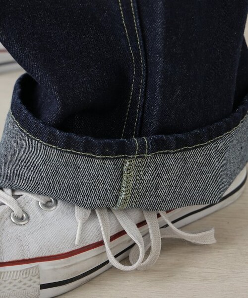 DOUBLE NAME（ダブルネーム）の「配色ステッチオーバーオール（オールインワン・サロペット・レディース・キナリ/ワンウォッシュ/オフ系・FREE）」の20枚目の写真