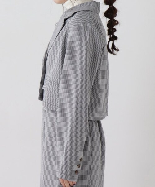 RAY CASSIN（レイカズン）の「ショートジャケット（ジャケット/アウター・レディース・オレンジ/キナリ/ピスタチオ/クロ系・FREE）」の8枚目の写真