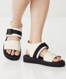 STUDIOUS | コンフォート　レザーサンダル(その他シューズ)