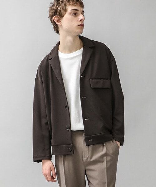 STUDIOUS（ステュディオス）の「Knittwill flap shirts jacket