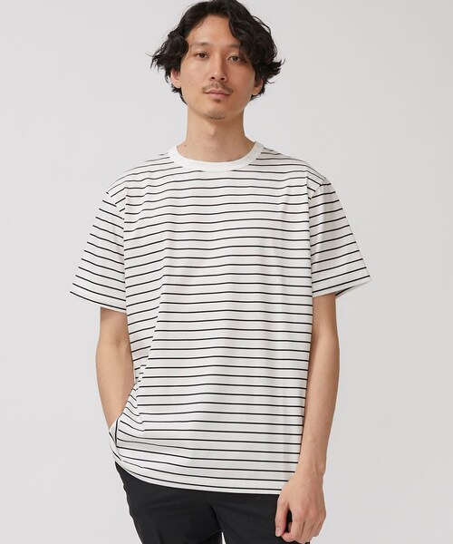 THE RERACS(ザ・リラクス)の「BASIC T-SHIRTS(Tシャツ/カットソー・メンズ・WHT・46/48)」の1枚目の写真