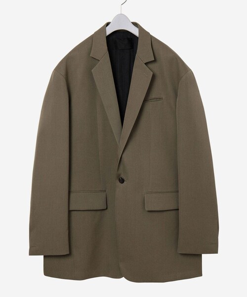 th(ティー エイチ)の「Over Sized Jacket(テーラードジャケット・メンズ・BLK/KHK・44/48)」の2枚目の写真