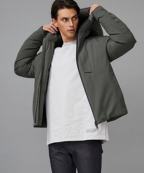 ATTACHMENT(アタッチメント)の「3RAYER LIGHT TAFFETA HOODED BLOUSON(その他アウター・メンズ・BLK/KHK・1/2/3)」の1枚目の写真
