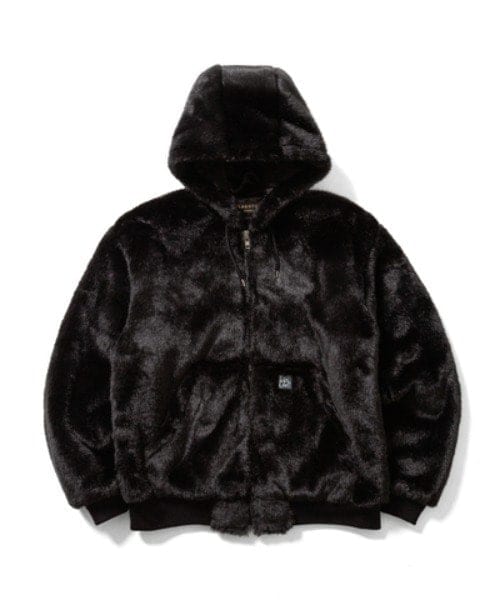 FLAGSTUFF(フラグスタフ)の「F/Z FUR HOODIE(その他アウター・メンズ・GRY/BLK・M/L)」の1枚目の写真