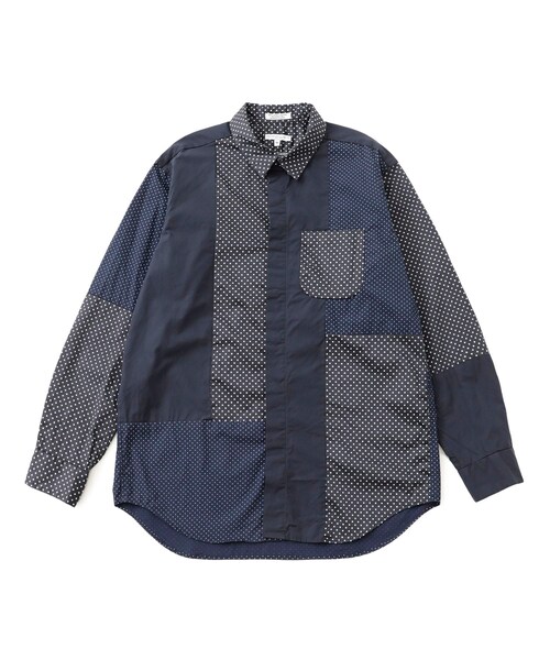 Engineered Garments(エンジニアードガーメンツ)の「Combo Short Collar Shirt Polka Dot(シャツ/ブラウス・メンズ・NVY・XS/S/M)」の1枚目の写真