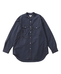 Banded Collar Shirt Broadcloth
