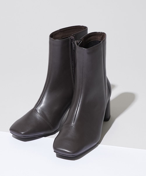 STUDIOUS（ステュディオス）の「【10%OFF】スクエアトゥミドルブーツ（その他シューズ・レディース・WHT/BLK/BRN/MULTI・1/2/3）」の4枚目の写真