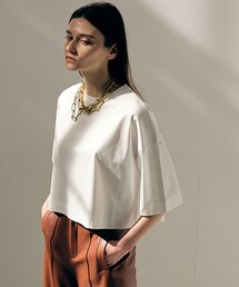 city（シティ）の「【10%OFF】スビンコットンショートハーフTEE（Tシャツ/カットソー）」