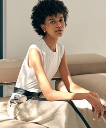 city（シティ）の「【10%OFF】スビンコットンノースリTEE（Tシャツ/カットソー）」