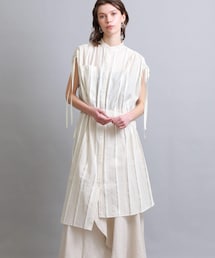 ストライプロングシャツ