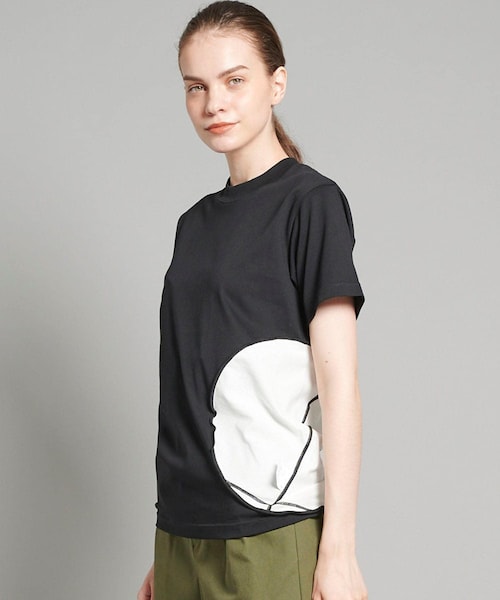 SIRLOIN（サーロイン）の「フラグメントTシャツ（Tシャツ/カットソー・レディース・WHT/BLK/YLW・S）」の2枚目の写真