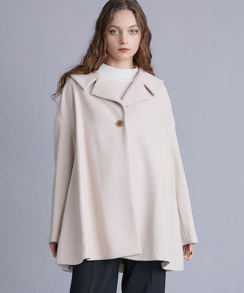 ELIN（エリン）の「【40%OFF】メルトン1Bコート（その他アウター・レディース・P.BGE/NVY・36/38）」の2枚目の写真