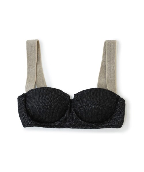 ラフィアビキニトップ