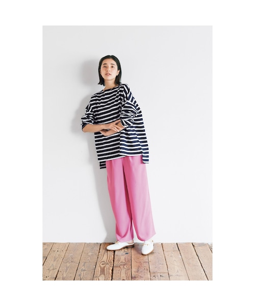 avecmoi（アヴェクモワ）の「アヴェクモワ カラーパンツ〈ピンク〉（レディースファッション > ボトムス > パンツ・レディース・ピンク・（わたり幅36/また下丈68cm）/（わたり幅37.5/また下丈68cm）/（わたり幅34.5/また下丈68cm）/（わたり幅33/また下丈68cm））」の7枚目の写真