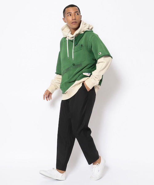 MIHARAYASUHIRO（ミハラヤスヒロ）の「Maison MIHARAYASUHIRO/ メゾン ミハラヤスヒロ/SHIFT SIDE COMBINED HOODIE（その他・メンズ・GREEN・46/48）」の10枚目の写真