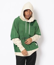 MIHARAYASUHIRO | Maison MIHARAYASUHIRO/ メゾン ミハラヤスヒロ/SHIFT SIDE COMBINED HOODIE