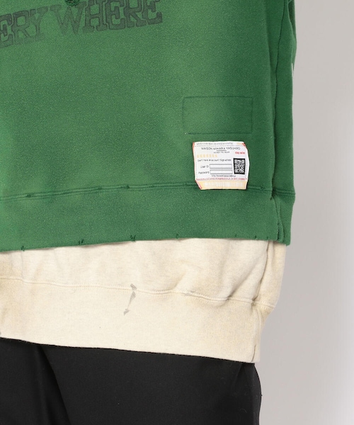 MIHARAYASUHIRO（ミハラヤスヒロ）の「Maison MIHARAYASUHIRO/ メゾン ミハラヤスヒロ/SHIFT SIDE COMBINED HOODIE（その他・メンズ・GREEN・46/48）」の8枚目の写真