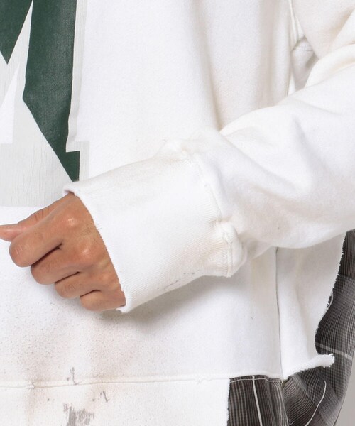 MIHARAYASUHIRO（ミハラヤスヒロ）の「Maison MIHARAYASUHIRO/メゾン ミハラヤスヒロ/SHIRT COMBINED PULLOVER（その他・メンズ・GREEN・46/48）」の7枚目の写真