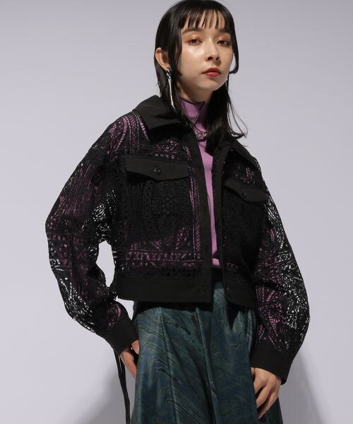 HARE（ハレ）の「レースショートブルゾン（）」 - WEAR