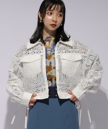 HARE（ハレ）の「レースショートブルゾン（）」 - WEAR