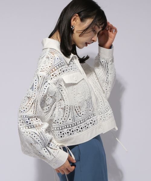 HARE（ハレ）の「レースショートブルゾン（）」 - WEAR