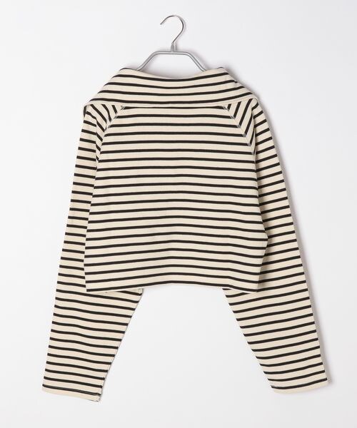 Heather（ヘザー）の「ハーフZIPボーダースウェット（トップス・レディース・オフホワイト 05/ブラック 09・FREE）」の10枚目の写真