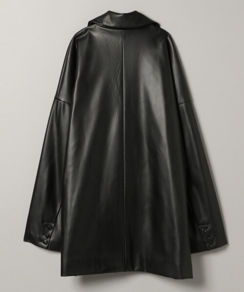 JEANASIS（ジーナシス）の「ヴィーガンレザーコクーンジャケット