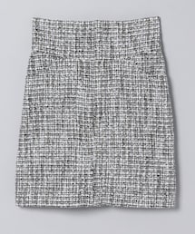 JEANASIS（ジーナシス）の「ツイードハイウエストラップミニスカート（スカート）」