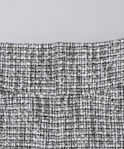 JEANASIS（ジーナシス）の「ツイードハイウエストラップミニスカート（スカート・レディース・ブラック系(09)/ピンク系(26)・FREE）」の5枚目の写真