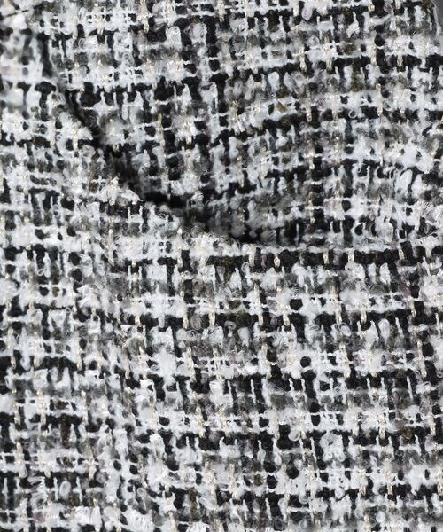 JEANASIS（ジーナシス）の「ツイードハイウエストラップミニスカート（スカート・レディース・ブラック系(09)/ピンク系(26)・FREE）」の7枚目の写真