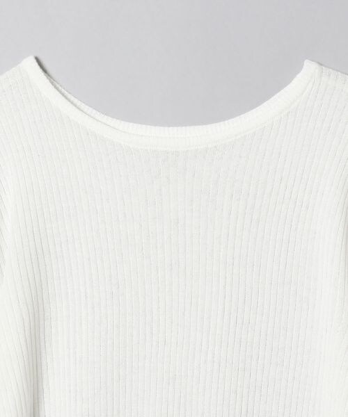 JEANASIS（ジーナシス）の「14GビスコースシアープルオーバーLS（トップス・レディース・ホワイト(08)/イエロー系その他(62)/ブルー系その他(75)/ネイビー(58)・FREE）」の9枚目の写真