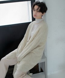 JEANASIS（ジーナシス）の「WoolLinen Long Cardigan（トップス）」
