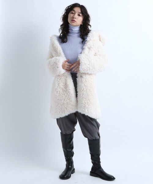 jeanasis eL ファーコート eL JEANASIS Random Fur Coat