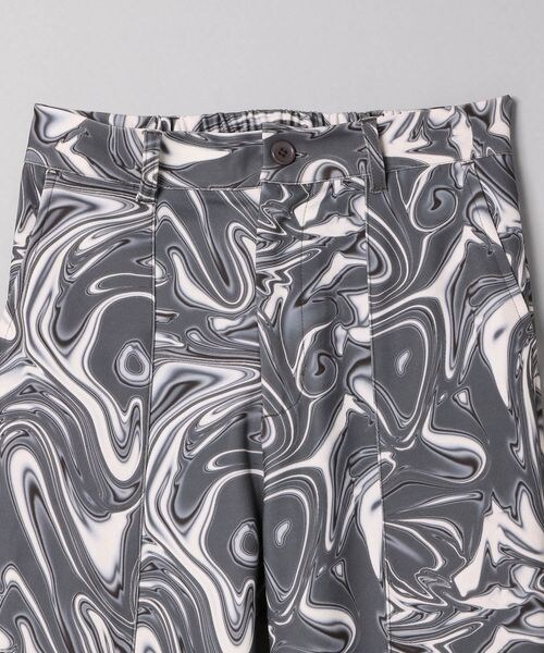 JEANASIS(ジーナシス)の「ナシジマーブルガラフレアパンツ(パンツ・レディース・ブラック系その他(09)/レッド系その他(35)/パープル系その他(93)・FREE)」の7枚目の写真