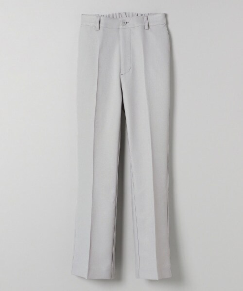 JEANASIS(ジーナシス)の「サスティナブルウールライクカラーフレアパンツ(パンツ・レディース・ブラック(09)/ライトグレー(11)/ピンク(27)/グリーン(73)・S/M)」の2枚目の写真