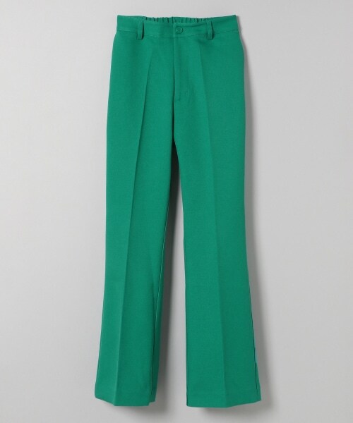 JEANASIS(ジーナシス)の「サスティナブルウールライクカラーフレアパンツ(パンツ・レディース・ブラック(09)/ライトグレー(11)/ピンク(27)/グリーン(73)・S/M)」の4枚目の写真