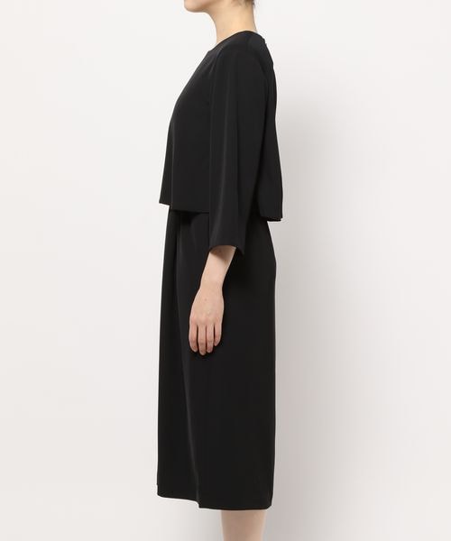 LEPSIM（レプシィム）の「上品サマ見えワンピース（ワンピース/ドレス・レディース・ブラック09/グレージュ51・M/L）」の6枚目の写真