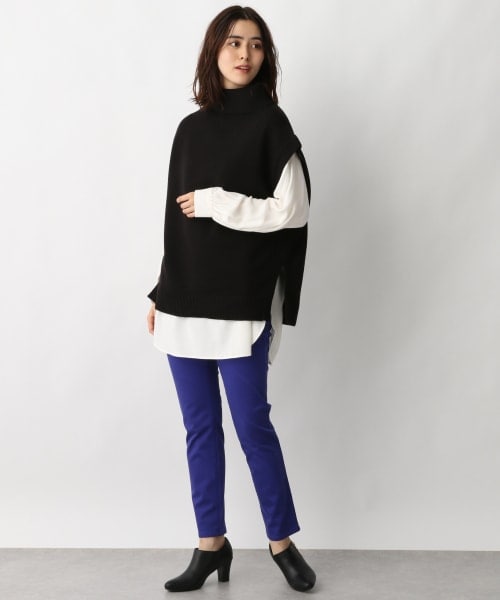 LEPSIM（レプシィム）の「スリムフィットパンツ[2022春夏]（パンツ・レディース・ブラック09/グレージュ13/チャコールグレー19/カーキ78/ブルー85・SS/S/M/L/LL）」の10枚目の写真