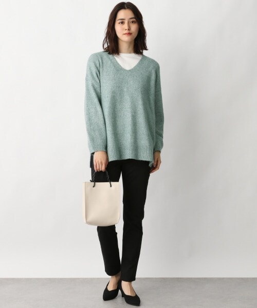 LEPSIM（レプシィム）の「スリムフィットパンツ[2022春夏]（パンツ・レディース・ブラック09/グレージュ13/チャコールグレー19/カーキ78/ブルー85・SS/S/M/L/LL）」の6枚目の写真