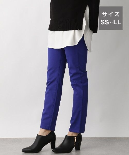 LEPSIM（レプシィム）の「スリムフィットパンツ[2022春夏]（パンツ・レディース・ブラック09/グレージュ13/チャコールグレー19/カーキ78/ブルー85・SS/S/M/L/LL）」の5枚目の写真