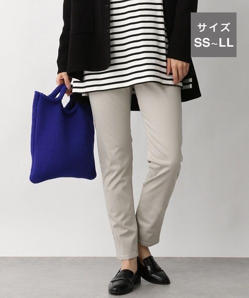 LEPSIM（レプシィム）の「スリムフィットパンツ[2022春夏]（パンツ・レディース・ブラック09/グレージュ13/チャコールグレー19/カーキ78/ブルー85・SS/S/M/L/LL）」の2枚目の写真