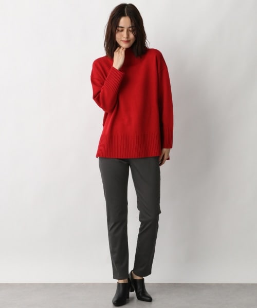 LEPSIM（レプシィム）の「スリムフィットパンツ[2022春夏]（パンツ・レディース・ブラック09/グレージュ13/チャコールグレー19/カーキ78/ブルー85・SS/S/M/L/LL）」の8枚目の写真