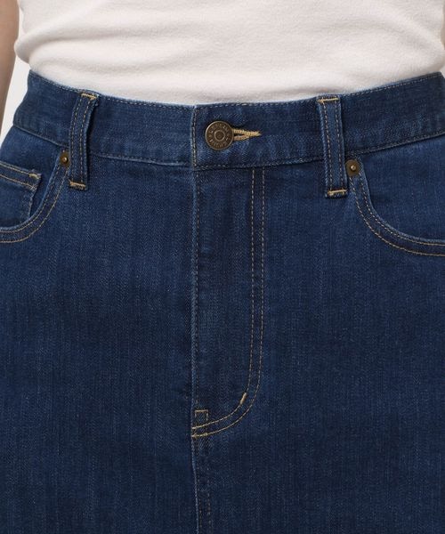 LEPSIM（レプシィム）の「ストレッチロングデニムスカート（スカート・レディース・ホワイト05/グレー15/ブルー85・M/L）」の10枚目の写真