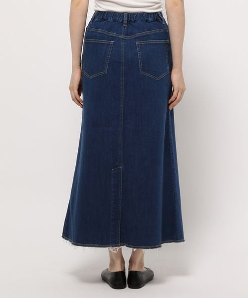 LEPSIM（レプシィム）の「ストレッチロングデニムスカート（スカート・レディース・ホワイト05/グレー15/ブルー85・M/L）」の9枚目の写真