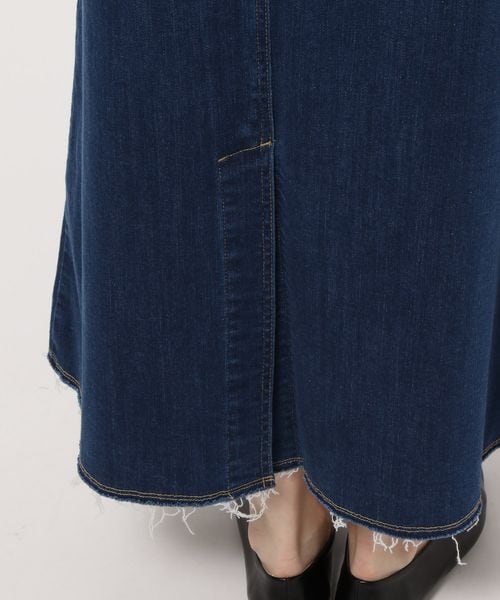 LEPSIM（レプシィム）の「ストレッチロングデニムスカート（スカート・レディース・ホワイト05/グレー15/ブルー85・M/L）」の15枚目の写真