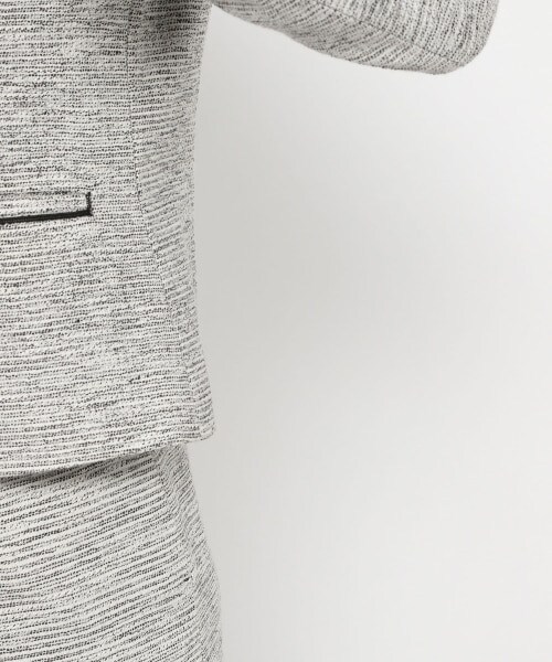 LEPSIM（レプシィム）の「ツイードクルーネックジャケット[2022春夏]（ジャケット/アウター・レディース・モノトーン05/ネイビー88・M/L）」の13枚目の写真