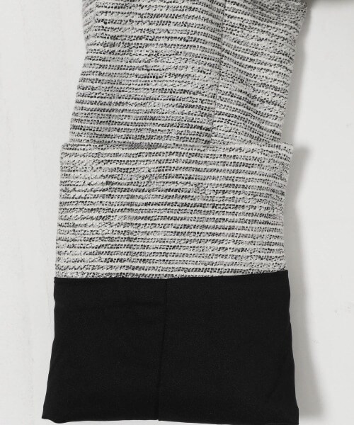 LEPSIM（レプシィム）の「ツイードクルーネックジャケット[2022春夏]（ジャケット/アウター・レディース・モノトーン05/ネイビー88・M/L）」の16枚目の写真